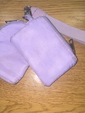 Amazon Lavender Lilac Double Pouch Wristlet